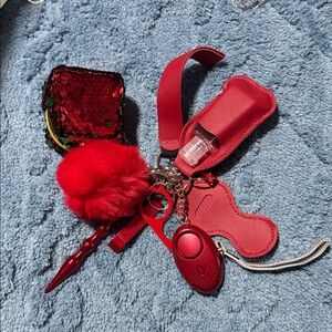 Red Women's Keychain & Accessories
